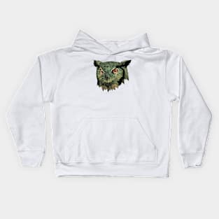 Owl  - Red Eyes Kids Hoodie